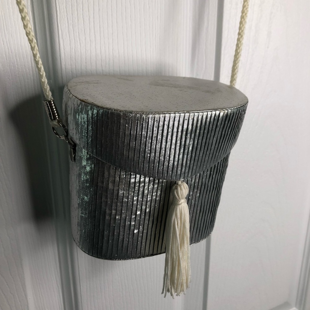 Silver Sasha Fabiani Crossbody Mini Bag
